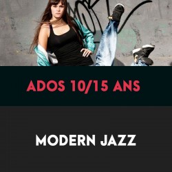 Cours Modern Jazz 10-15 ans à Grenoble – Saint Martin d’Hères